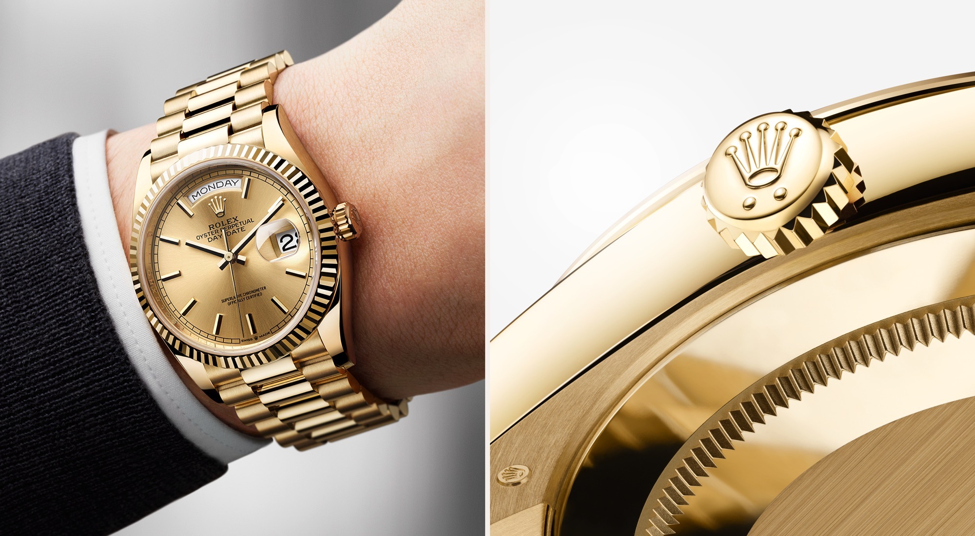 Rolex Day-Date 腕錶 - 周生生