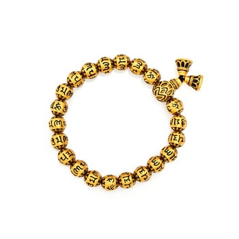 'Om Mani Padme Hum' 999 Gold Bracelet