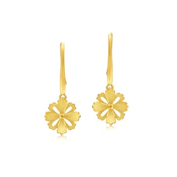 'Blossom' 999.9 Gold Earrings
