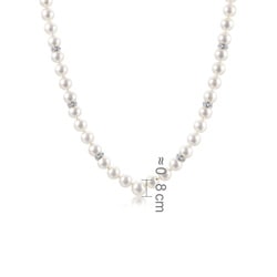 18K White Gold Akoya Pearl Necklace