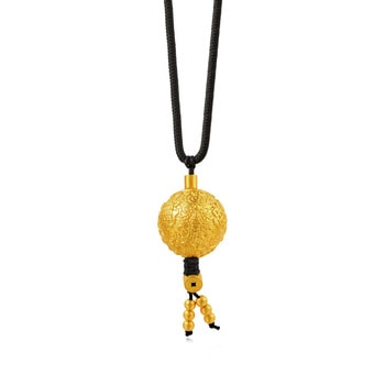 'Eight Mascots' 999.9 Gold Necklace