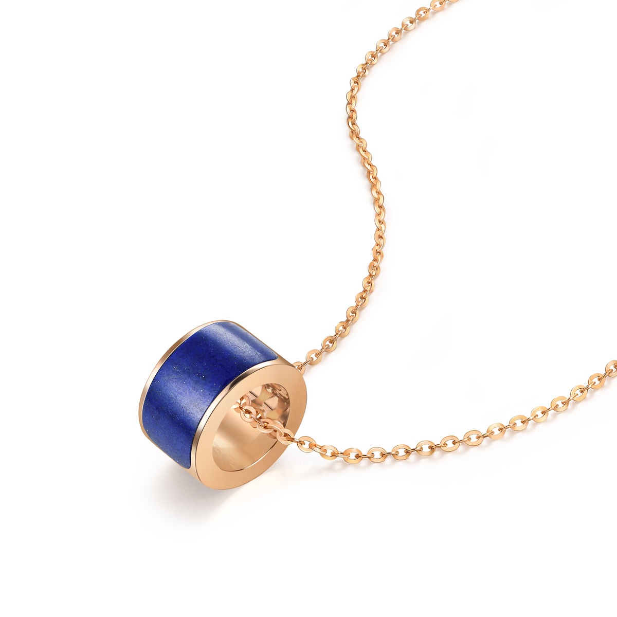 minty collection 18k gold lapis lazuli necklace