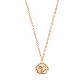 Minty Collection 18K Gold (Red) House Necklace