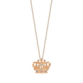 'Bless' 18K Rose Gold Necklace