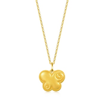 Cultural Blessings - 999.9 Gold Pendant | 92477P(1 cm/~0.080