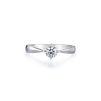 18K White Gold Diamond 'Sole Love' Ring