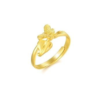 999.9 Gold Ring | 52238R(~0.072 tael) | Chow Sang Sang Jewellery