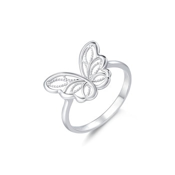 950 Platinum Butterfly Ring