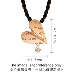 18K Rose Gold Diamond Necklace