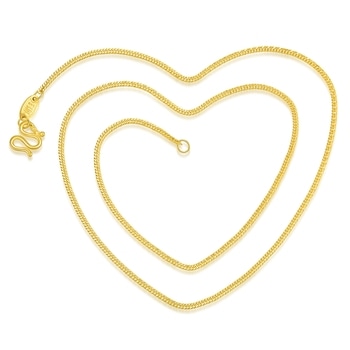 999.9 Gold Necklace | 09225N(50 cm/~1.555 tael) | Chow Sang