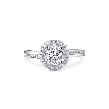 18K White Gold Diamond 'Constellation' Ring