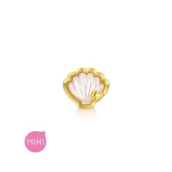 Mini 珍珠貝殼 黃金串珠