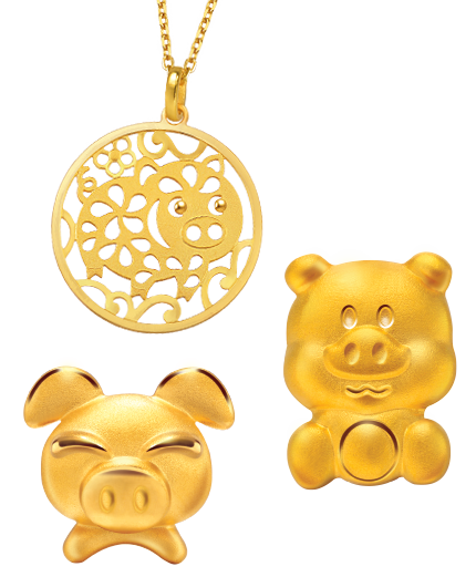 十二生肖黃金飾品