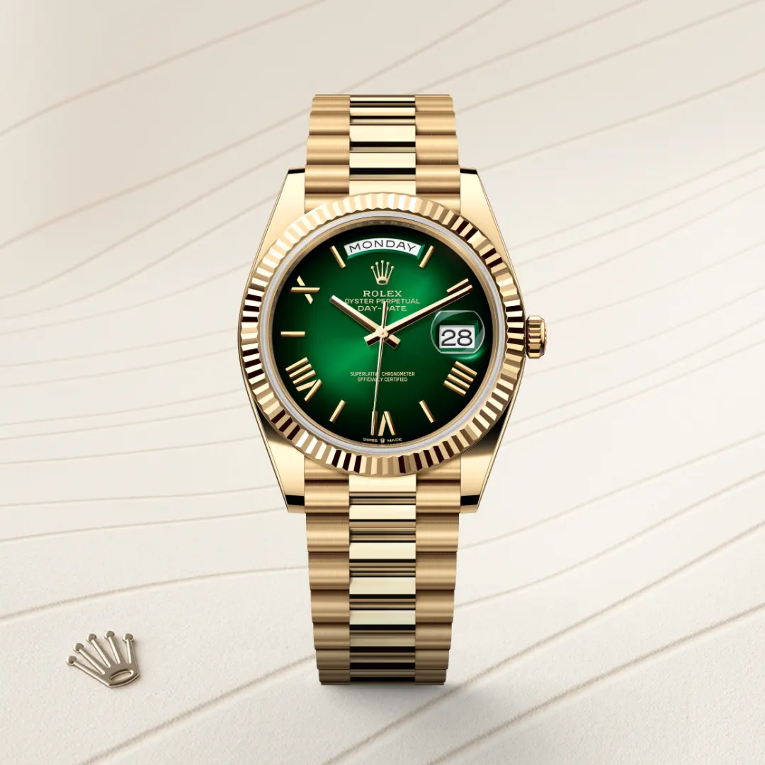 Rolex Day-Date 40 18 ct yellow gold, M228238-0069 Chow Sang Sang