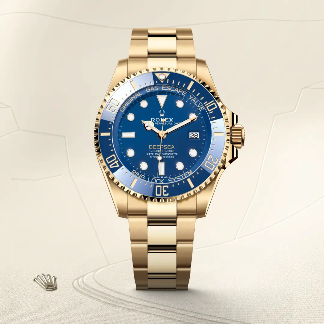Rolex Deepsea 腕錶18K黃金款，M136668LB-0001 | 周生生珠寶