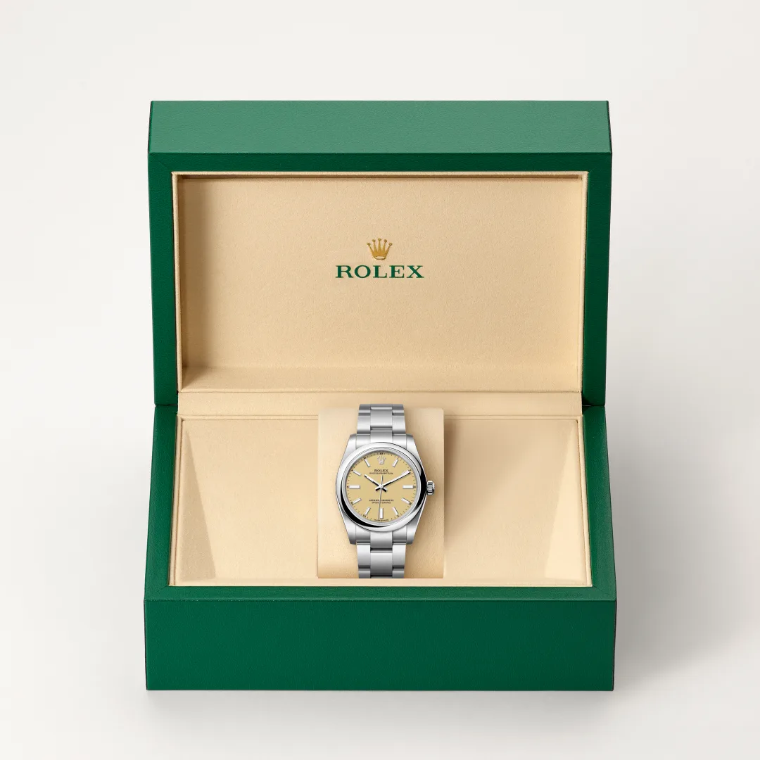 Rolex Oyster Perpetual 34 Oystersteel, M124200-0007 | Chow Sang