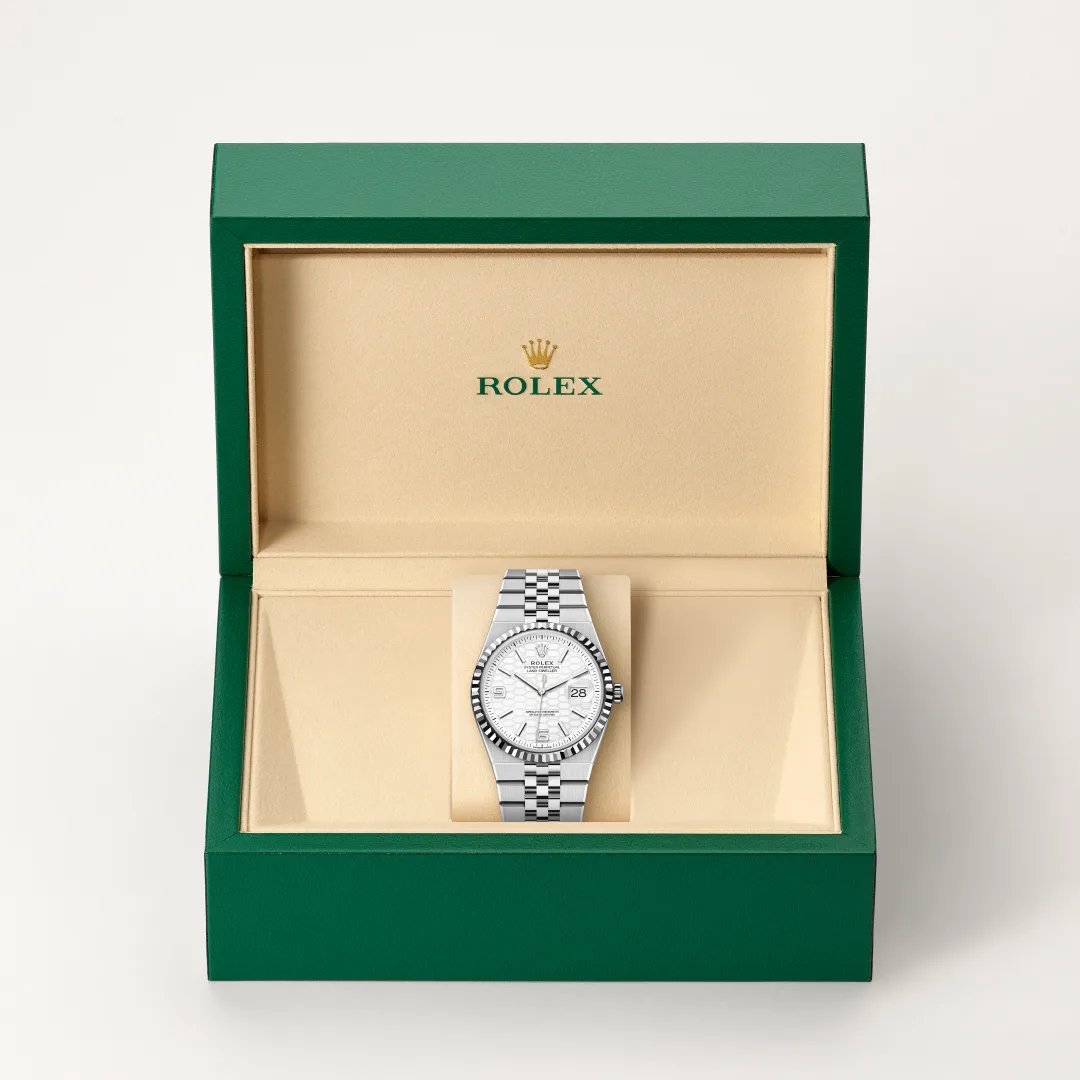 Rolex Land-Dweller 36 Oystersteel and white gold, M127234-0001