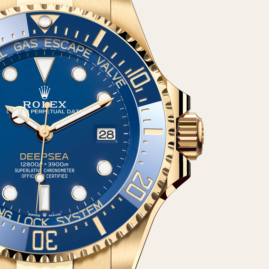 Rolex Deepsea 腕錶18K黃金款，M136668LB-0001 | 周生生珠寶