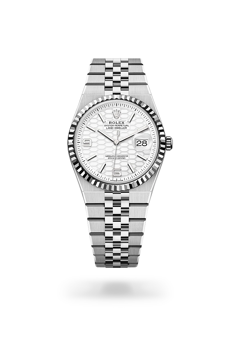 Rolex Land-Dweller 36 Oystersteel and white gold, M127234-0001