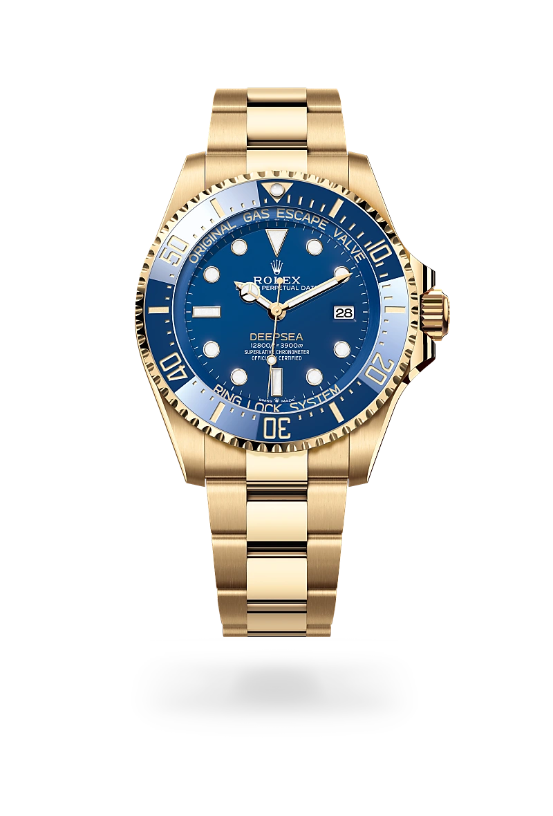 Rolex Deepsea 腕錶18K黃金款，M136668LB-0001 | 周生生珠寶