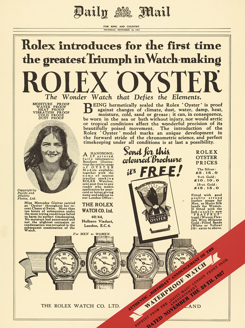 Rolex Oyster Story - Chow Sang Sang