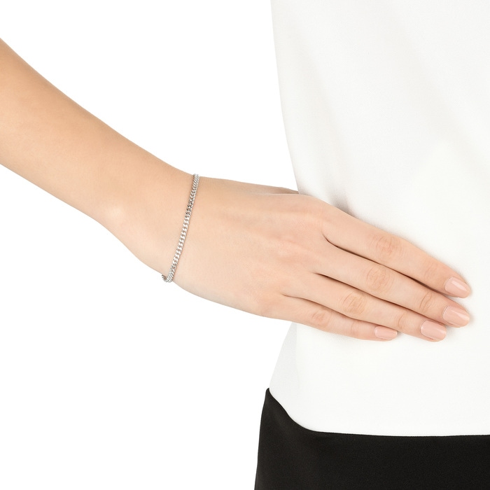 足鉑金 手鍊 | 周生生珠寶 | 機織素鍊 | 09223B - 2