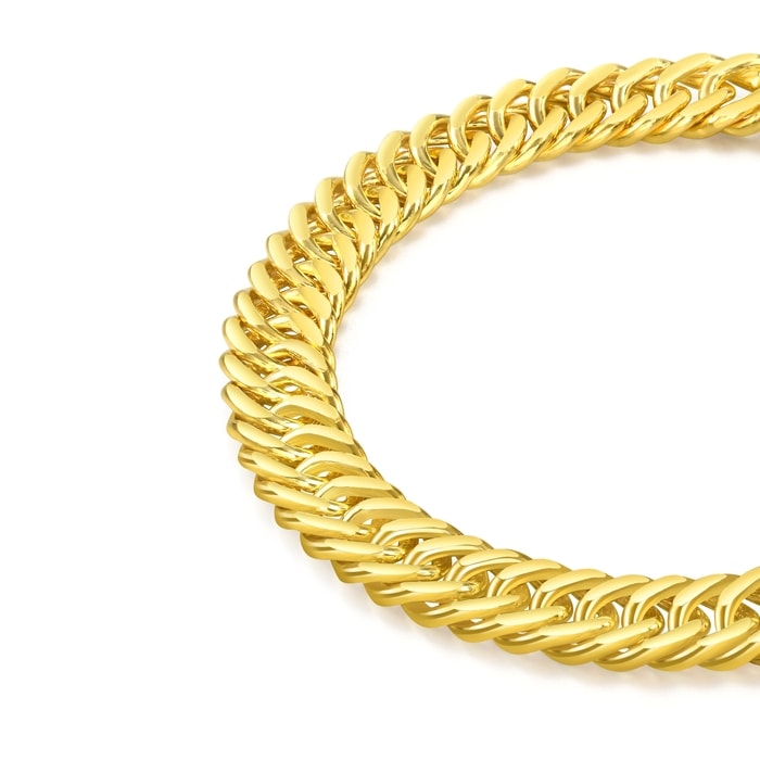 999.9黃金 手鍊 | 周生生珠寶 | 機織素鍊 | 09225B - 2