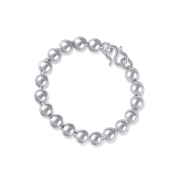 足鉑金 手鍊 | 周生生珠寶 | 機織素鍊 | 09464B - 1