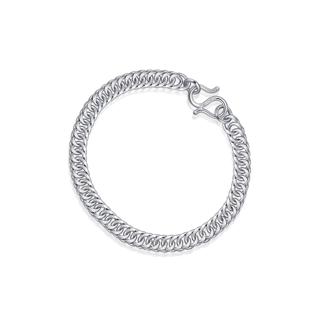Machinery Chain 990 Platinum Bracelet - 09487B | Chow Sang Sang Jewellery