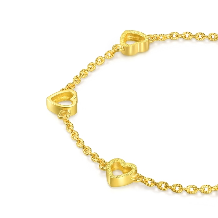 Solid Gold Bracelet | Chow Sang Sang Jewellery | Essence | 14677B - 4