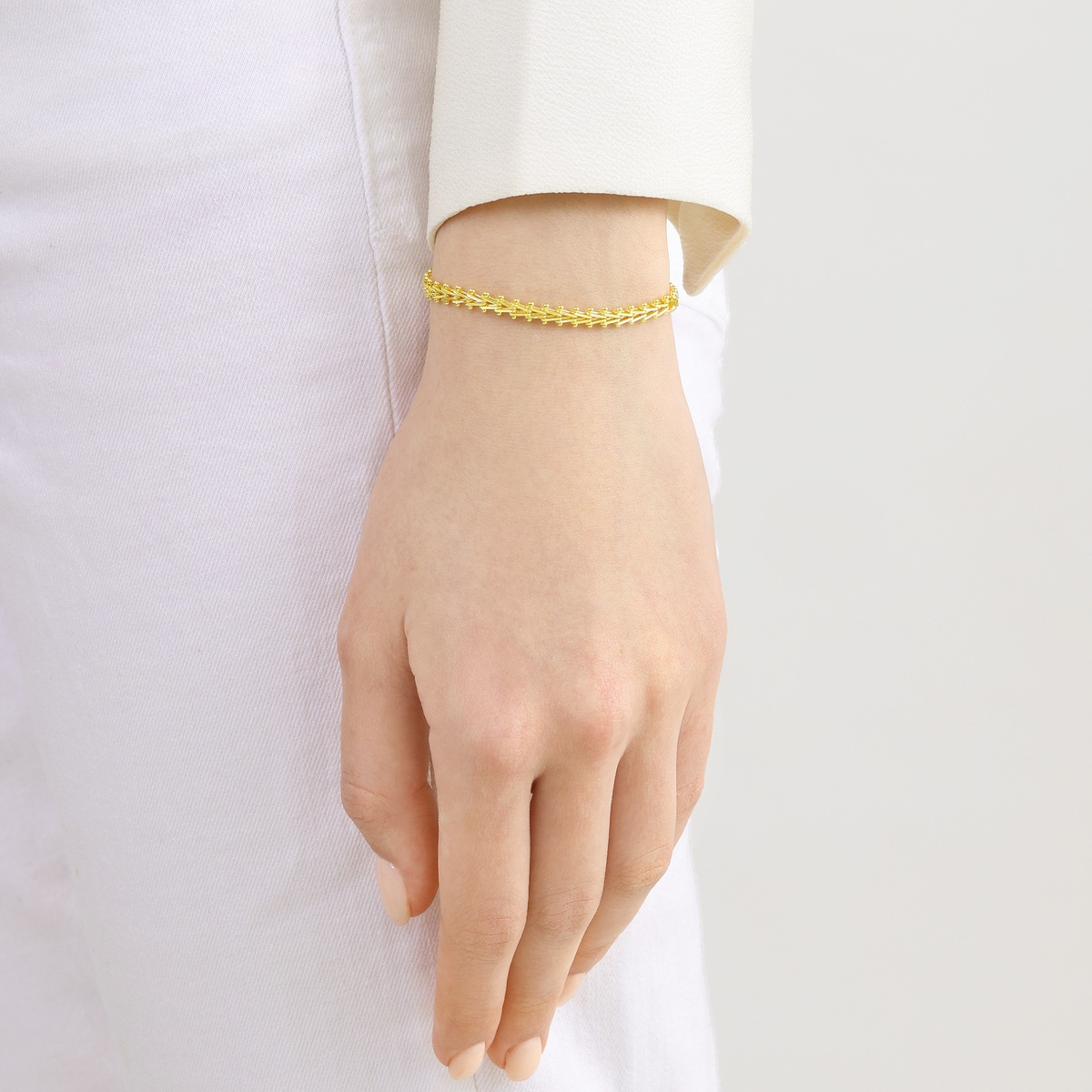999.9 Gold Bracelet | 21001B(17 cm/~0.235 tael) | Chow Sang