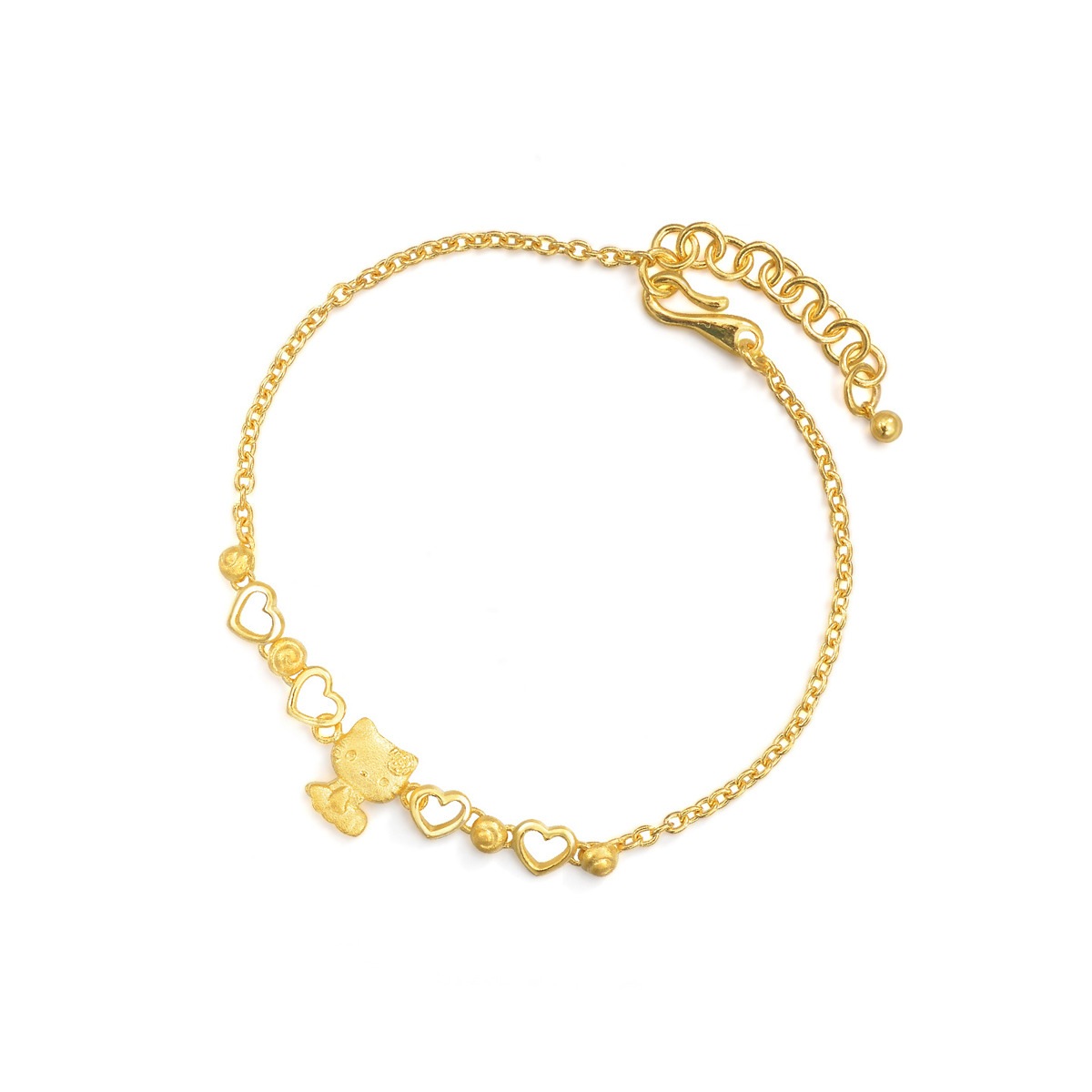 hello kitty gold bracelet