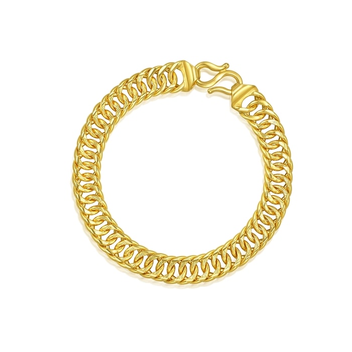 999.9 Gold Bracelet | 28352B(19 cm/~0.619 tael) | Chow Sang