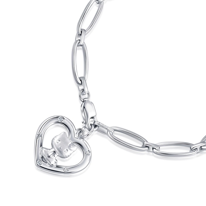 18K白色黄金 手鍊 | 周生生珠寶 | 37765B - 2