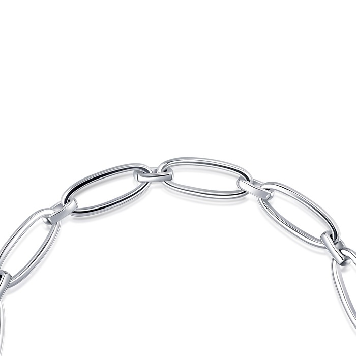 18K白色黄金 手鍊 | 周生生珠寶 | 37765B - 3