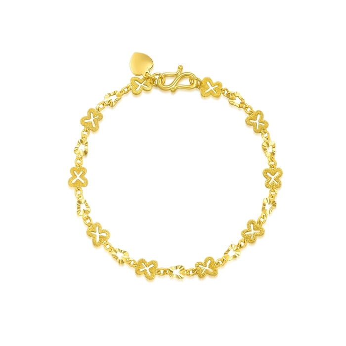 999.9 Gold Bracelet | 38954B(17 cm/~0.156 tael) | Chow Sang 999.9 Gold Bracelet | 38954B(17 cm/~0.156 tael) | Chow Sang