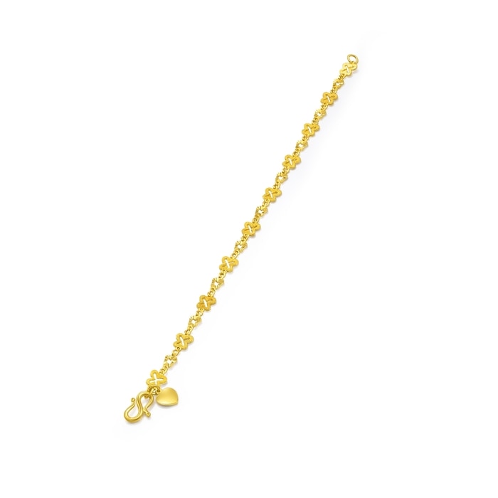 999.9 Gold Bracelet | 38954B(17 cm/~0.158 tael) | Chow Sang