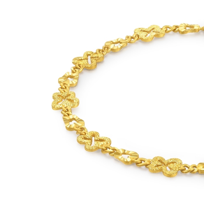 999.9 Gold Bracelet | 38954B(17 cm/~0.158 tael) | Chow Sang