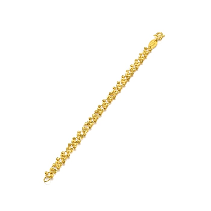 999.9 Gold Bracelet | 40222B(17 cm/~0.220 tael) | Chow Sang