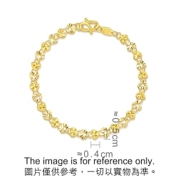1934' 999.9 Gold Bracelet | 40224B(17 cm/~0.188 tael) | Chow
