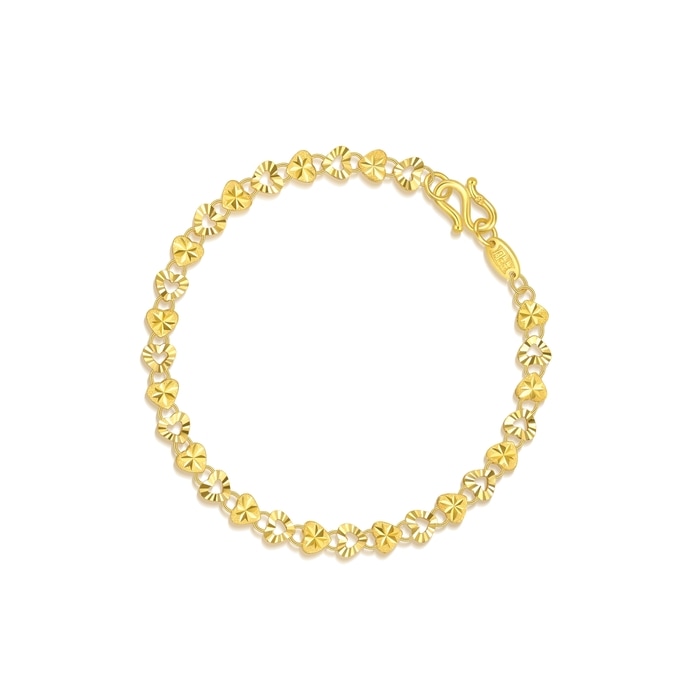 1934' 999.9 Gold Bracelet | 40224B(17 cm/~0.201 tael) | Chow