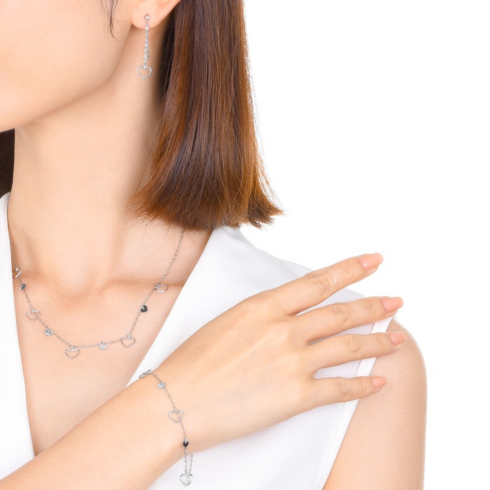 950 Platinum Bracelet | Chow Sang Sang Jewellery | Love Decode | 45262B - 3