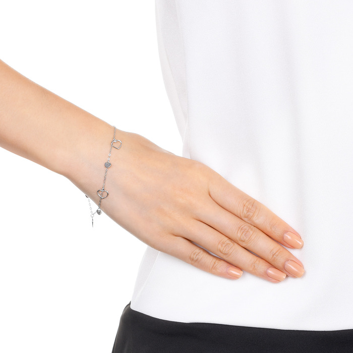 950 Platinum Bracelet | Chow Sang Sang Jewellery | Love Decode | 45262B - 2