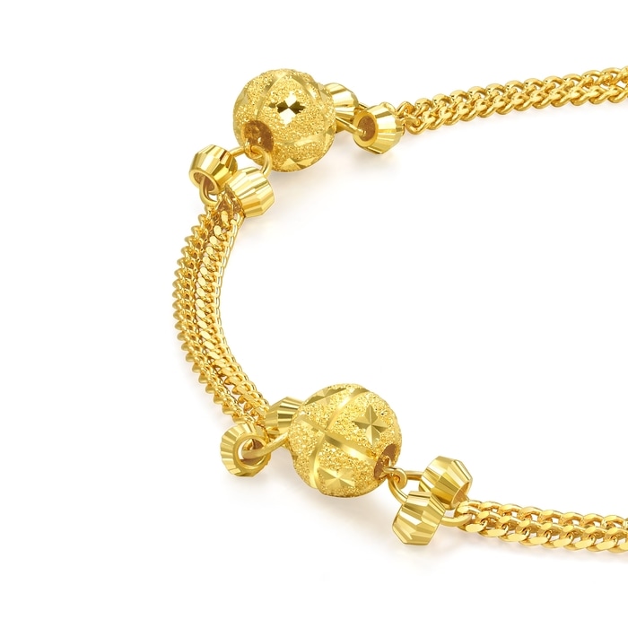 999.9 Gold Bracelet | 48488B(17 cm/~0.166 tael) | Chow Sang