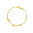 999.9 Gold Butterfly Bracelet