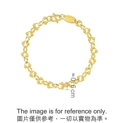 999.9 Gold Bracelet | 50922B(17 cm/~0.189 tael) | Chow Sang