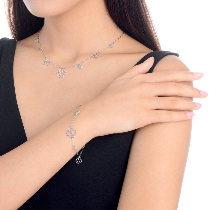 950鉑金 手鍊 | 周生生珠寶 | Loving Hearts 「心影」 | 51087B - 3