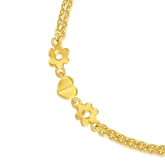Solid Gold Bracelet | Chow Sang Sang Jewellery | Essence | 51711B - 5