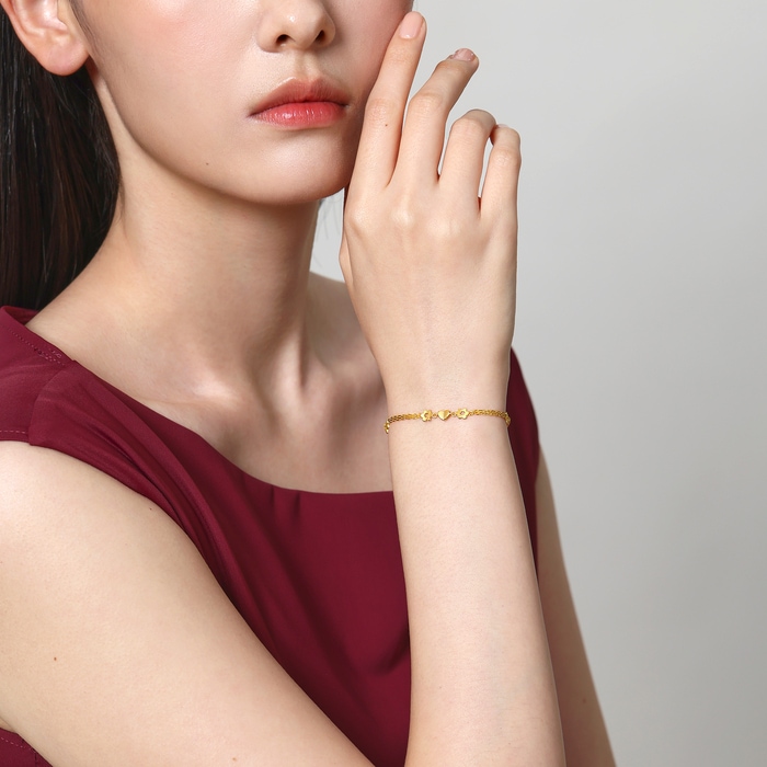 Solid Gold Bracelet | Chow Sang Sang Jewellery | Essence | 51711B - 3
