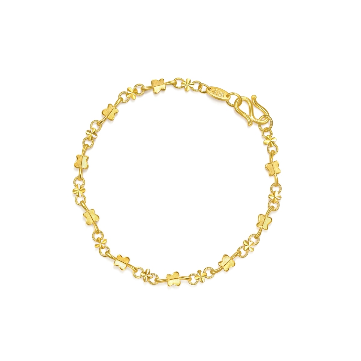 999.9 Gold Bracelet | 53650B(17 cm/~0.164 tael) | Chow Sang